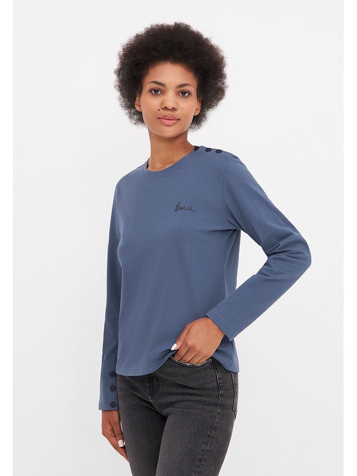 

Лонгслив Bench Longsleeve, темно-синий