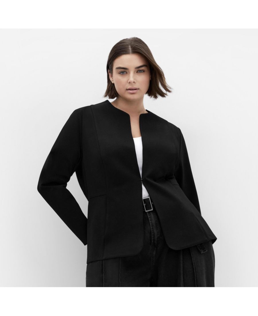 

Куртка Пейтон Понте больших размеров CITY CHIC, Black