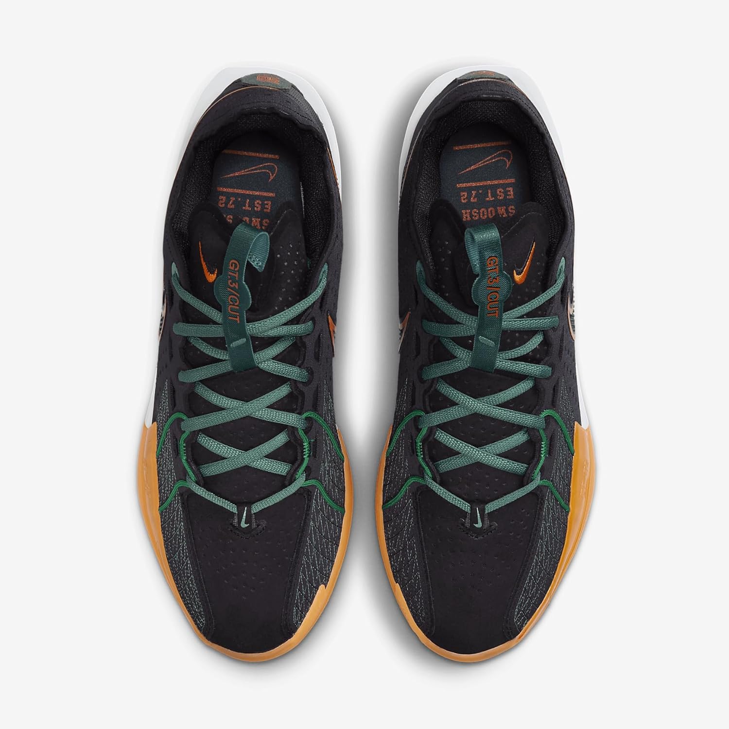 Баскетбольные кроссовки Nike GT Cut 3 для мужчин, Black Vintage Green — фото 4