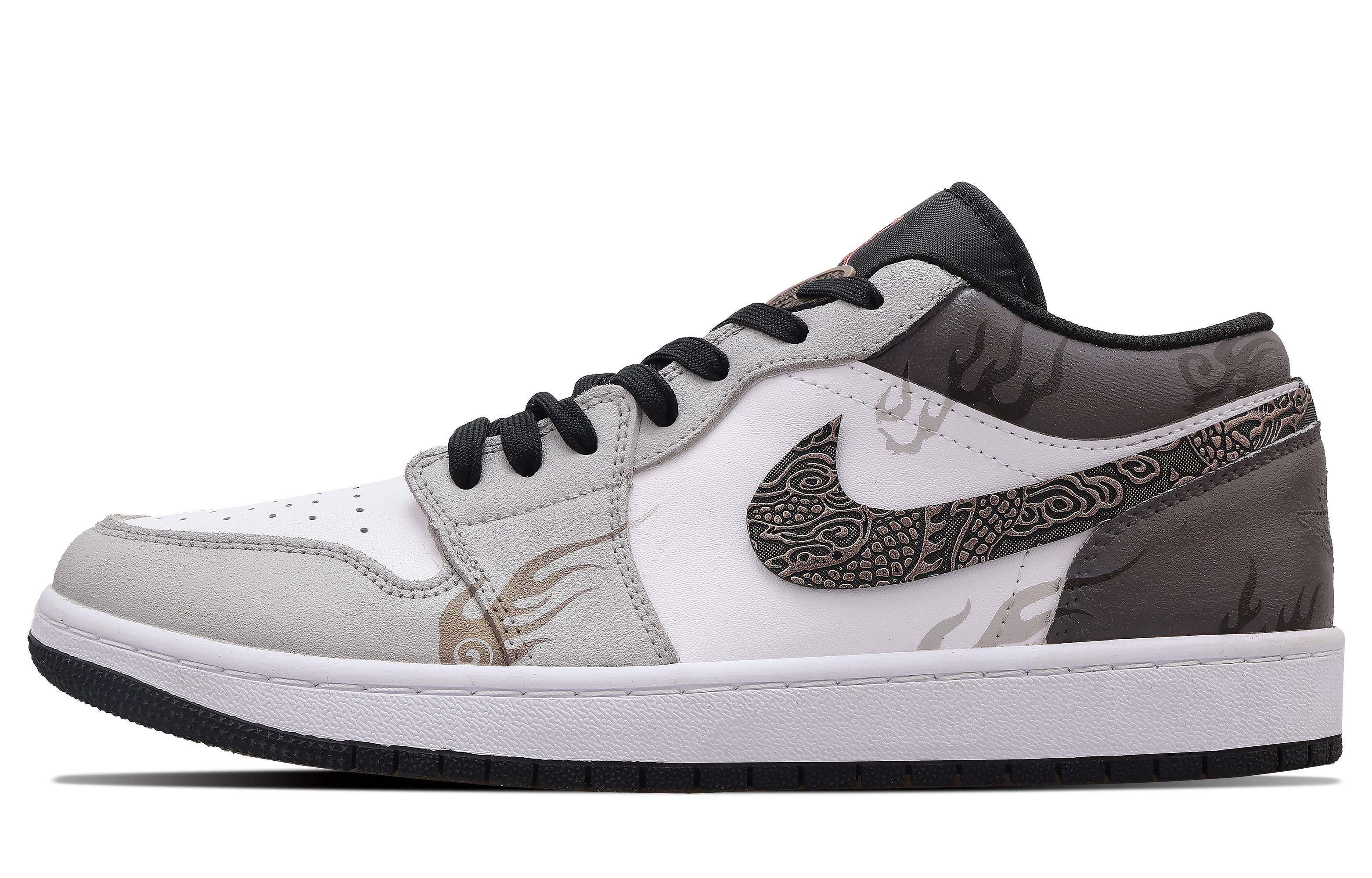 

Jordan Air Jordan 1 винтажные баскетбольные кроссовки мужские, Gray/White