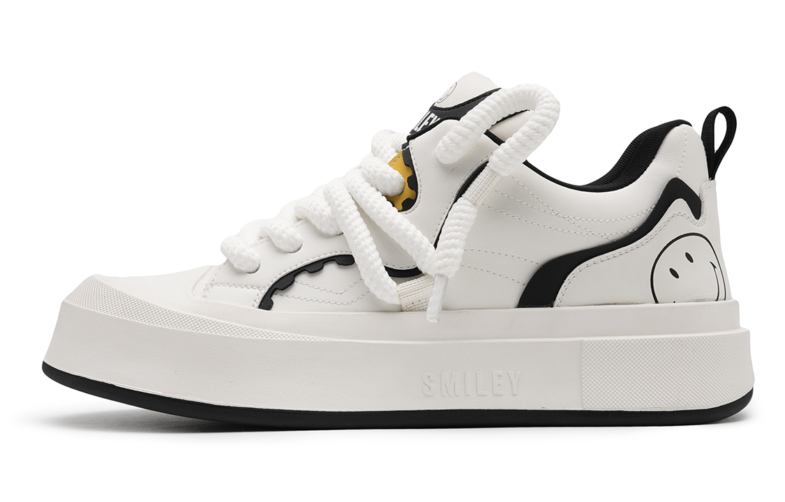

Кроссовки France Smiley Face Stylish Skateboarding Shoes Men's, черный/зеленый