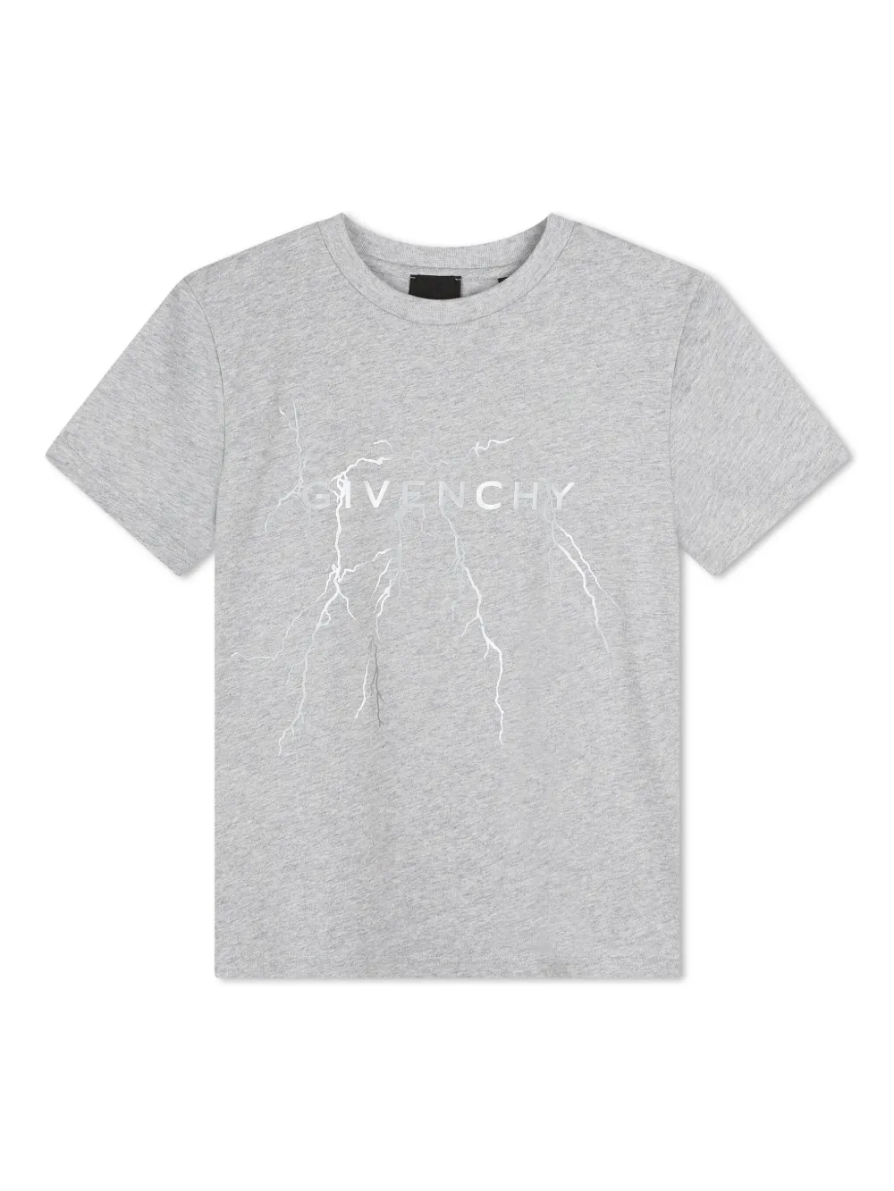 

Футболка со светоотражающим логотипом Givenchy Kids, серый