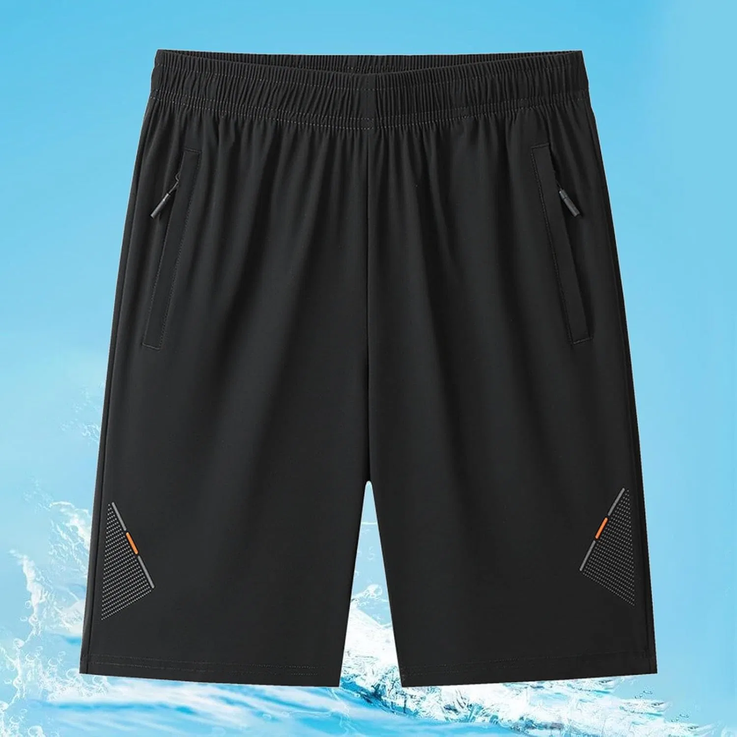 Шорты Active Ice Silk Stretch Quick-Dry, C05 Black — фото 2