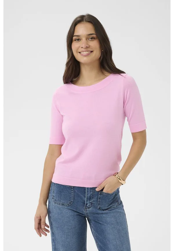 

Однотонная базовая футболка kalizza с вырезом-лодочкой Kaffe, Pink Frosting, Розовый, Однотонная базовая футболка kalizza с вырезом-лодочкой Kaffe, Pink Frosting