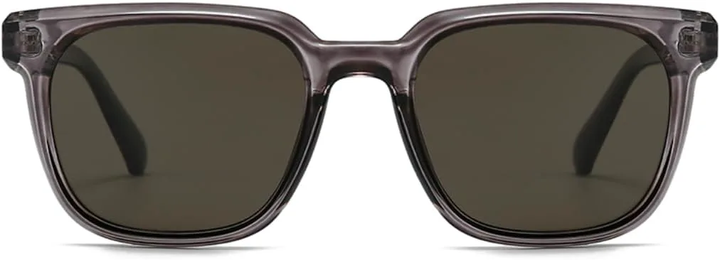 

Солнцезащитные очки с защитой UV400 | Круглая легкая оправа, цветные линзы | Для женщин и мужчин, для занятий спортом на открытом воздухе и вождения DSVIGF, Gray