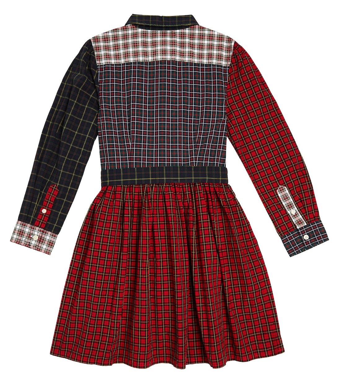 Платье junia в клетку из хлопка Polo Ralph Lauren Kids, мультиколор — фото 4