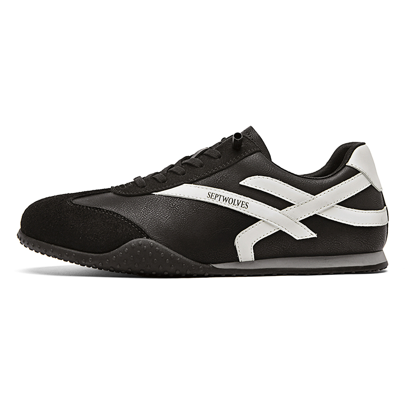 

Низкие немецкие армейские кроссовки мужские SEPTWOLVES, Black (Standard Leather Shoe Size)