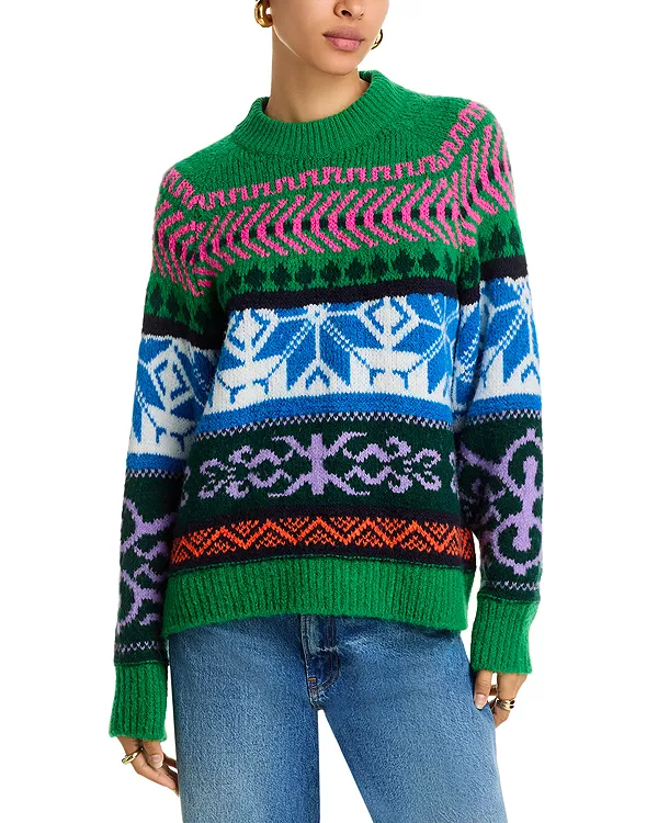 

Жаккардовый свитер Irelando Essentiel Antwerp, мультиколор