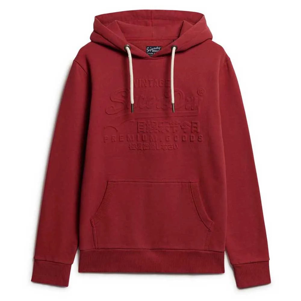 

Худи Superdry Embossed Vl Graphic, красный
