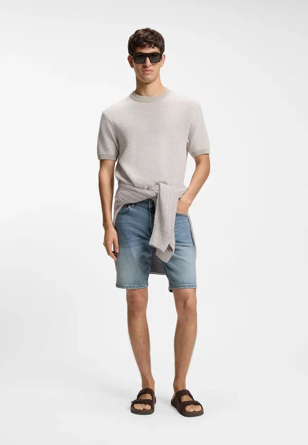Шорты Re.Maine shorts bo denim shorts Boss, светло-голубой — фото 2