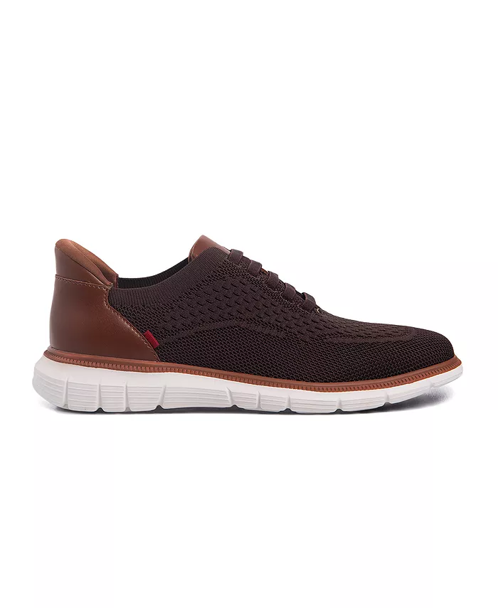Мужские оксфорды Edison Street с технологией Hands-Free Slip On легкая сетчатая ткань Marc Joseph New York, коричневый — фото 2