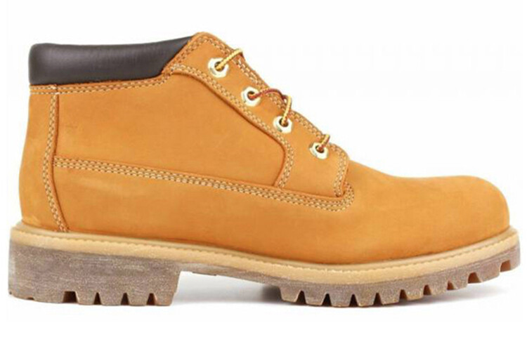 Мужские ботинки Timberland Chukka водонепроницаемые с логотипом, оранжевый — фото 2