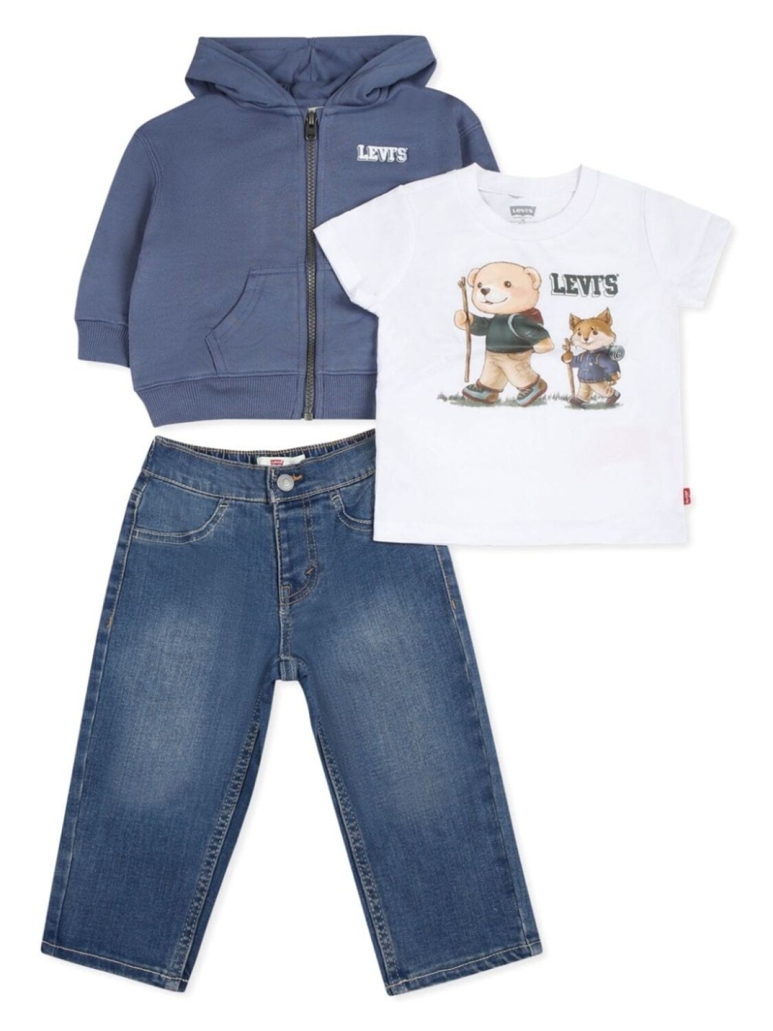 

Комплект Levi's Kids из хлопковой смеси, синий