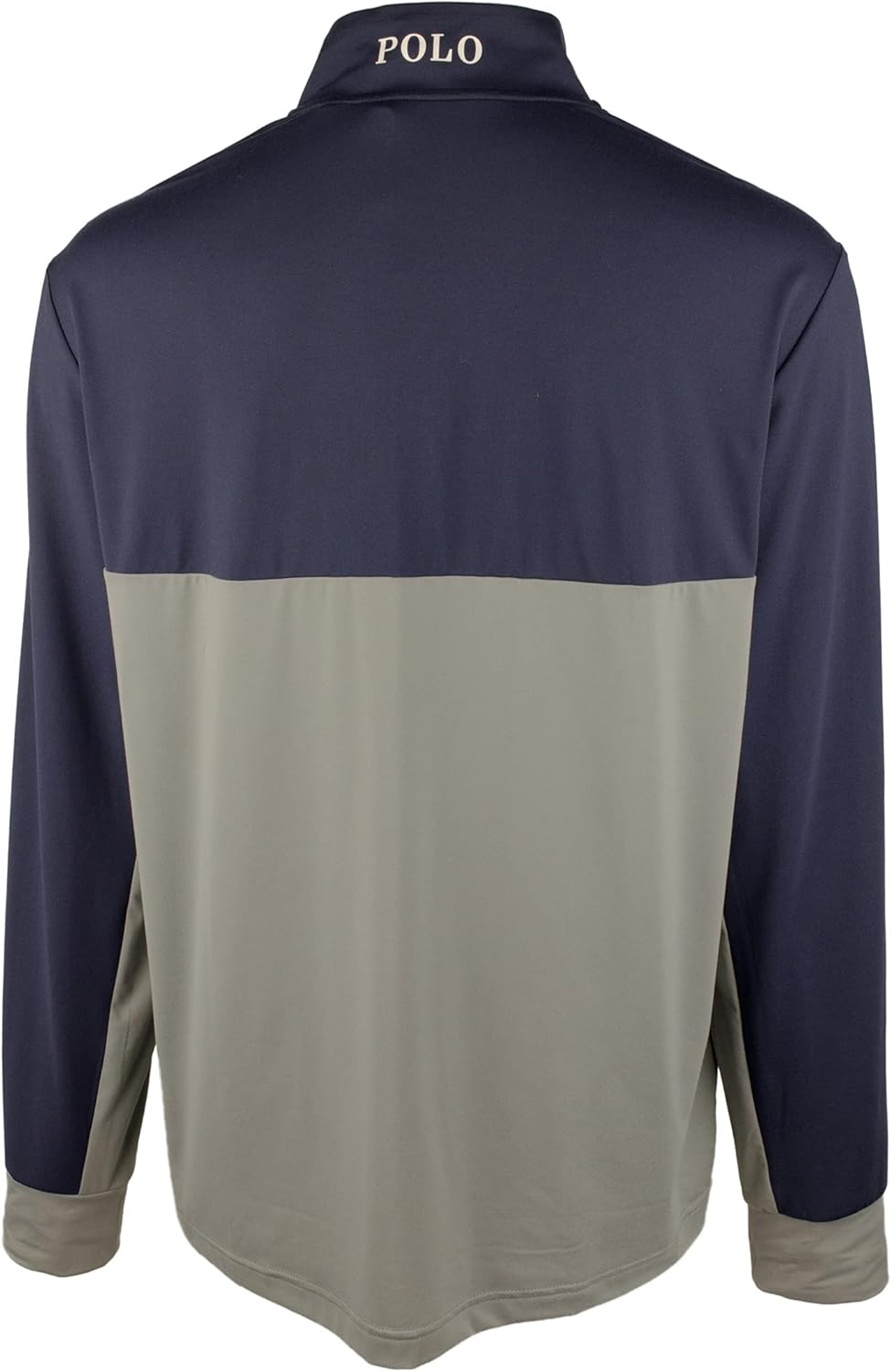 Polo Ralph Lauren мужская футболка с цветными блоками и четвертью молнии, Grey Multi — фото 2