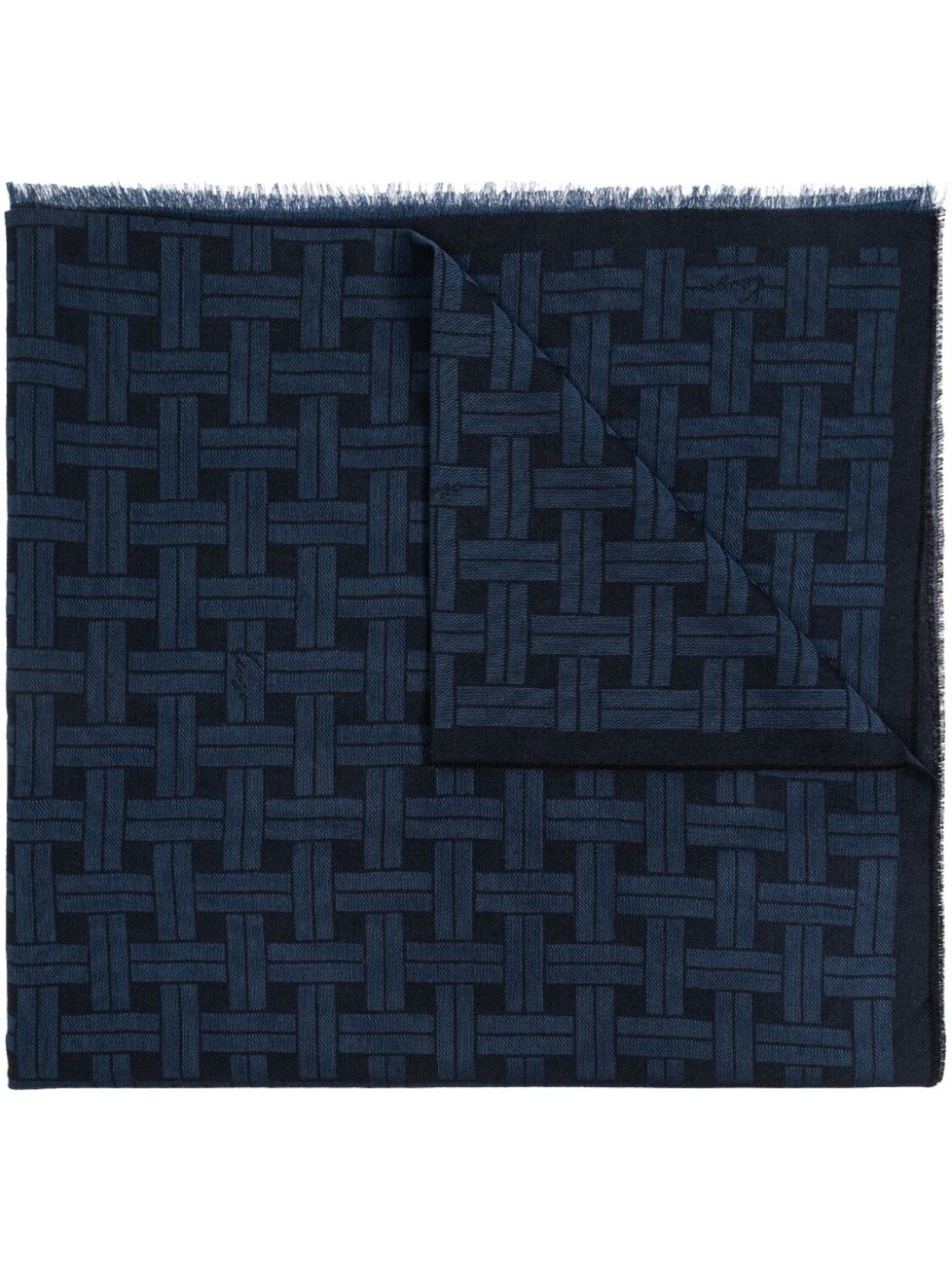 

Kenzo шарф с логотипом-жаккардом, синий