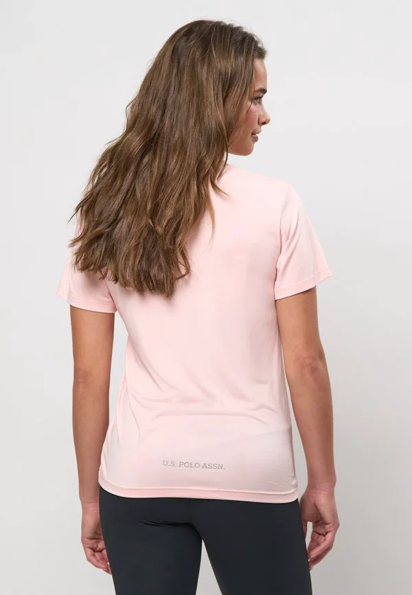 Базовая футболка uwmaggi U.S. Polo Assn., Impatiens Pink — фото 2