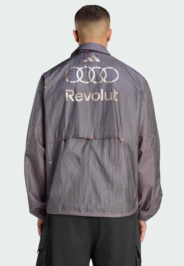 Куртка для тренировок в паддоке пилота команды audi revolut f1 Adidas Performance, Grey Strata — фото 2