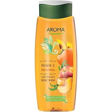 

АРОМАТ гель для душа с персиком и хурмой 400 мл Aroma