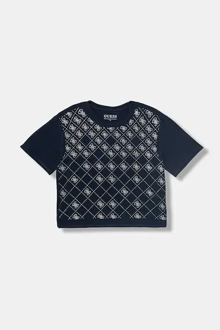 Футболка с коротким рукавом хлопок с эластаном Guess, синий