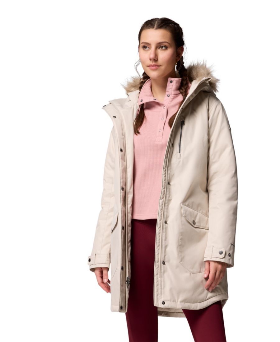 

Женская длинная утепленная куртка Suttle Mountain, размеры XS-3X Columbia, Dark Stone