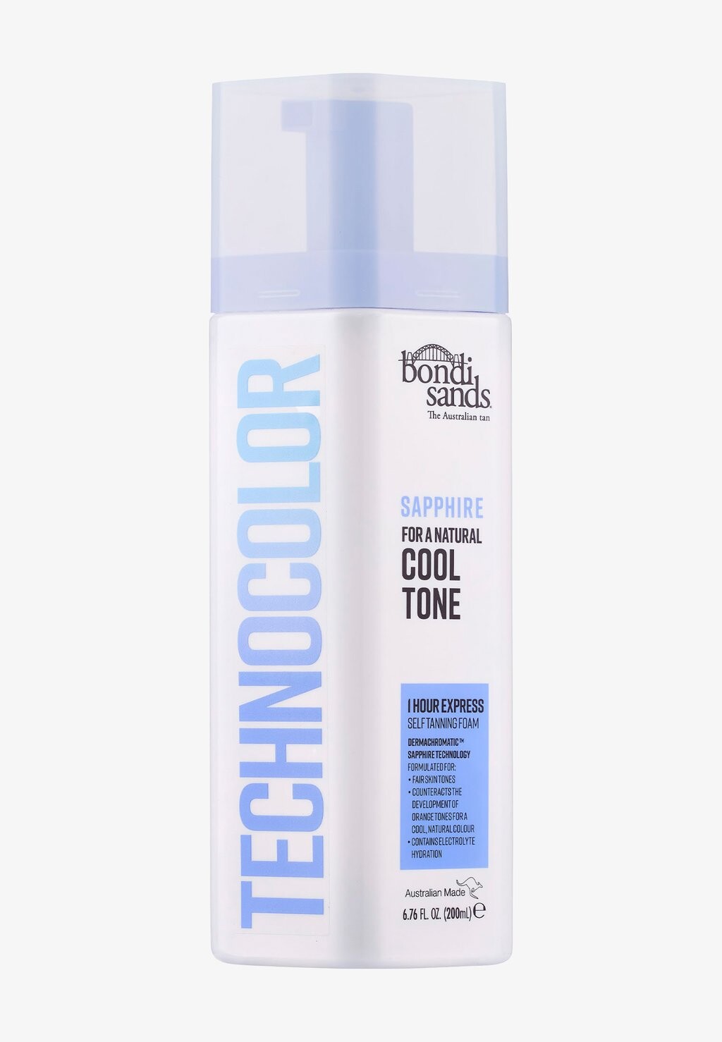 

Автозагар Bondi Sands Technocolor 1 Hour Express Self Tanning Foam Sapphire 200Ml Bondi Sands, сапфир