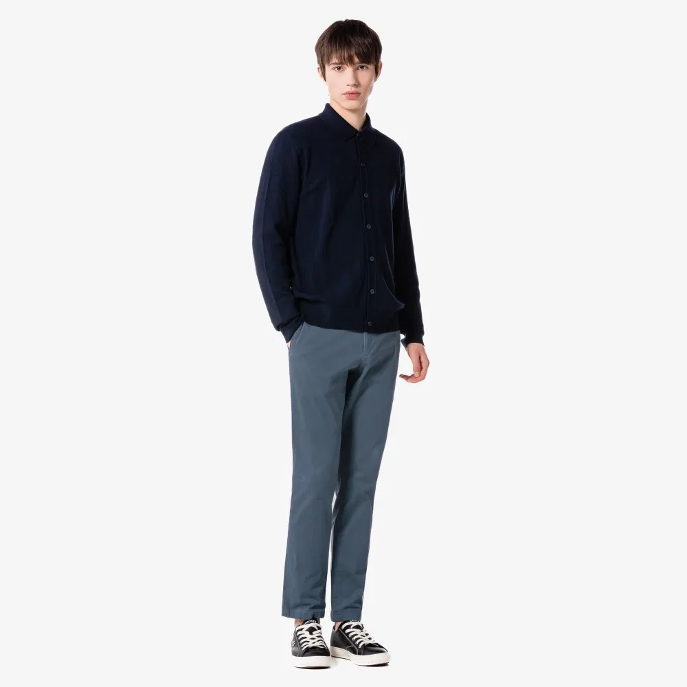 Мужские чиносы с начёсом серые от Lacoste