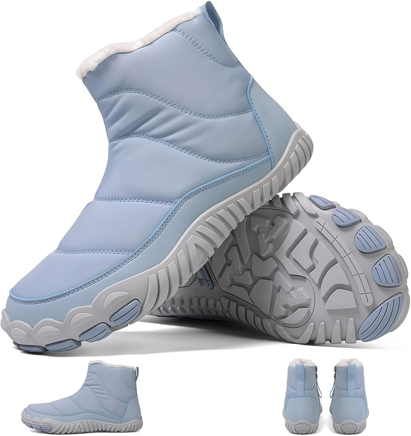 

Зимние ботинки для походов, зимние туристические ботинки, зимняя походная обувь, зимние ботинки с нулевым перепадом для женщин и мужчин Levdro, A-1 Men 6/8 Women