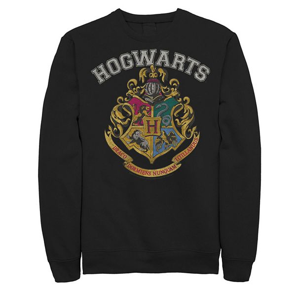

Флисовая толстовка с принтом Hogwarts Vintage Crest для больших размеров Harry Potter