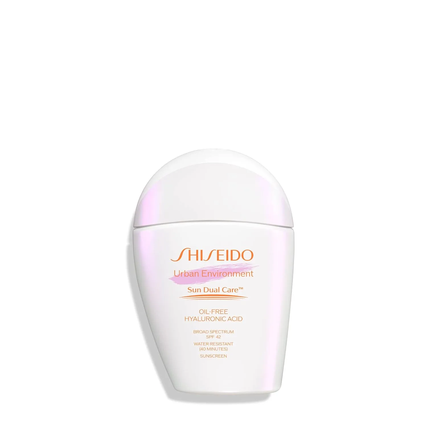 Солнцезащитный крем Shiseido Urban Environment Oil-Free Sunscreen SPF 42 - защищает, увлажняет, матирует и действует как праймер для лица - водостойкий в течение 40 минут - некомедогенный 30 мл
