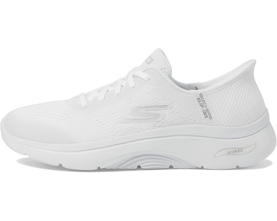 Кроссовки SKECHERS Go Walk Arch Fit 2.0 Valencia Hands Free Slip-Ins, белый — фото 4