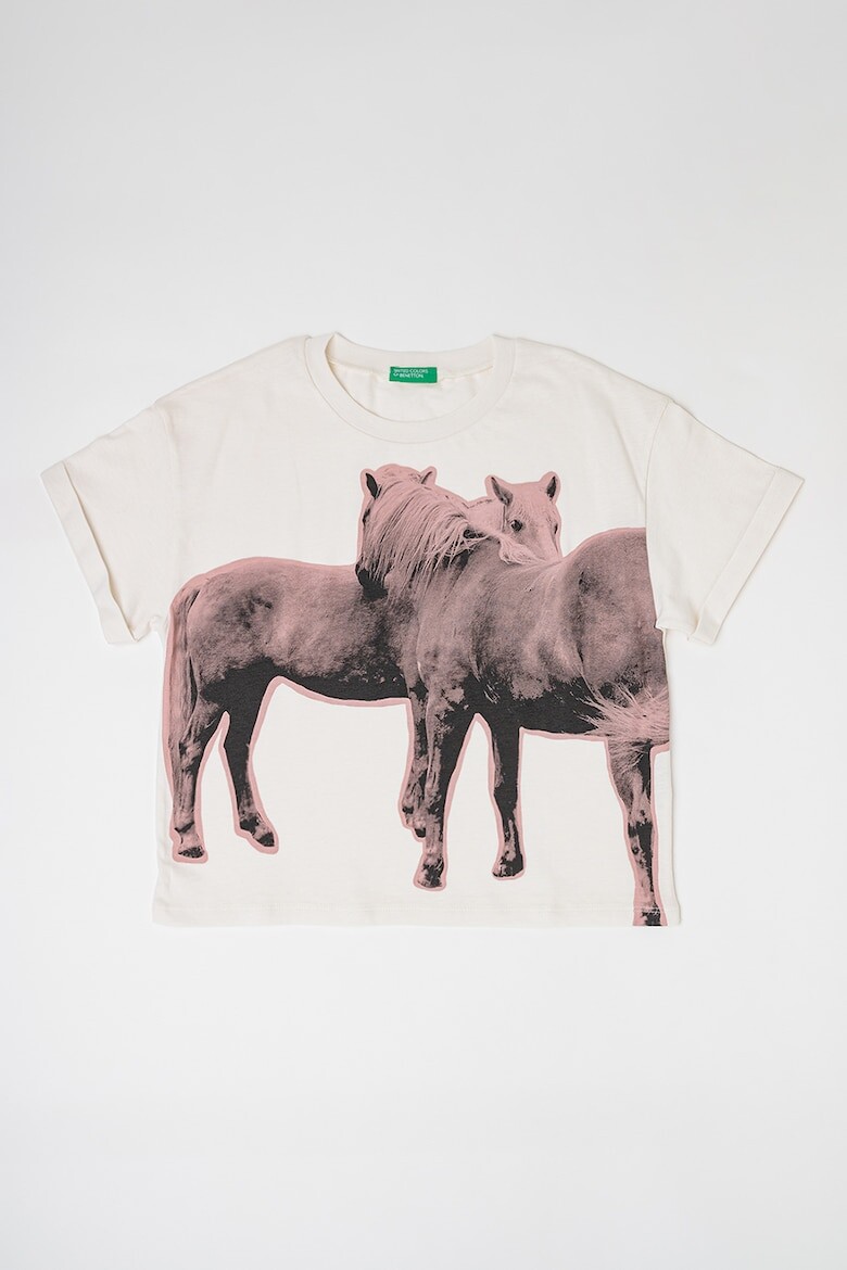 

Футболка с фотопринтом United Colors Of Benetton, белый