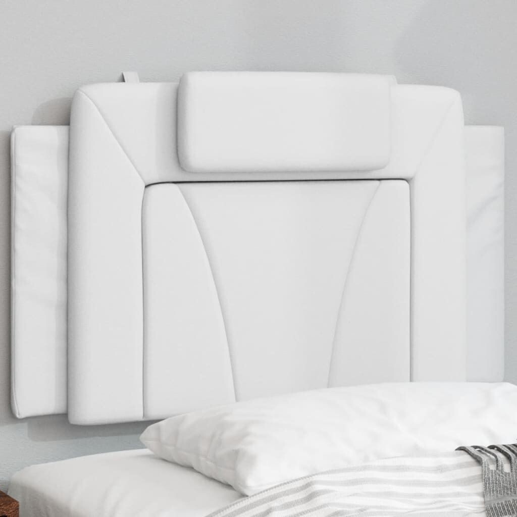 

Подушка на изголовье белая искусственная кожа 80 см DKD HOME DECOR