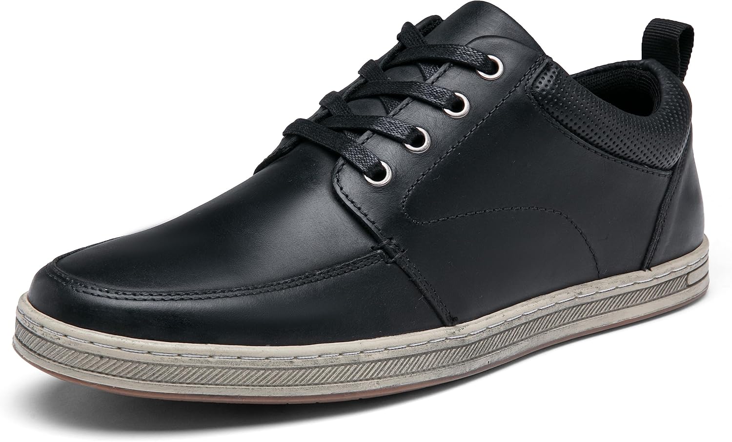 

Мужские кожаные модные кроссовки Jousen, ретро, деловые, повседневные для мужчин, черный