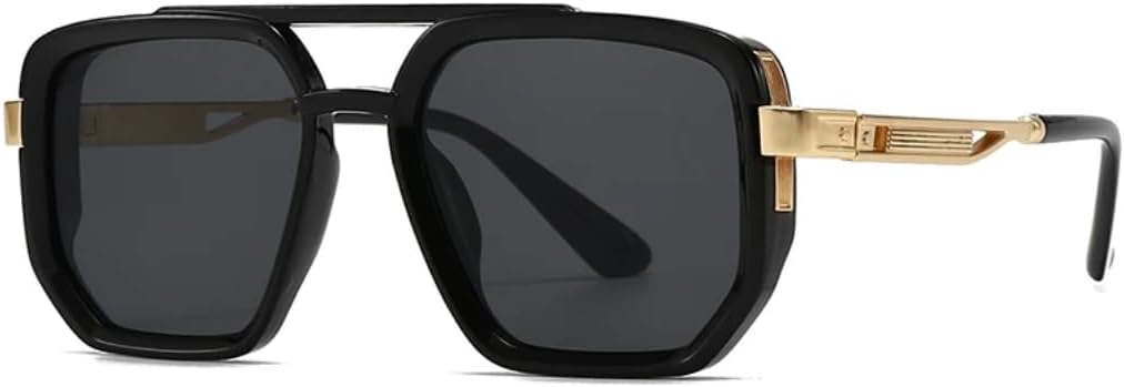 

Солнцезащитные очки с защитой UV400 | Большая оправа, двойная перемычка, цветные линзы | Для женщин и мужчин, для занятий спортом на открытом воздухе и вождения DSVIGF, Multi