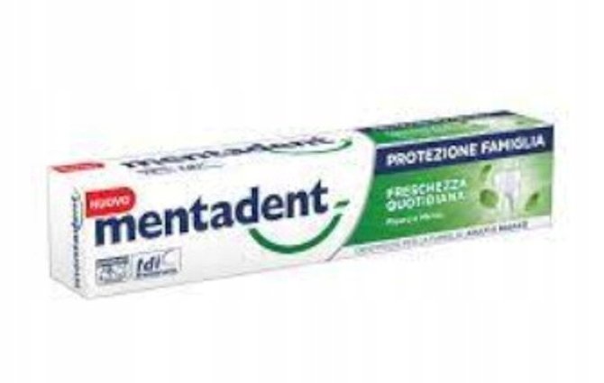 

Зубная паста Freschezza Quotidiana Fluor e Menta 75 мл — Mentadent Italian Inna marka