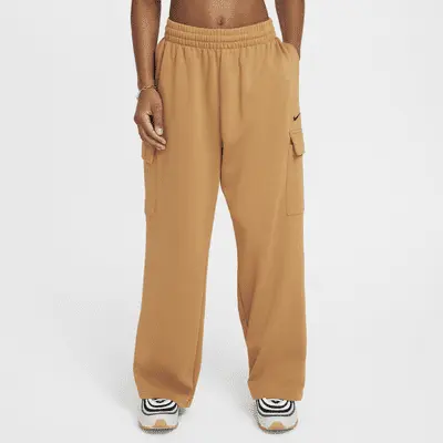 

Брюки Nike Sportswear Girls' Dri-FIT Oversized Fleece Pants, цвет Flax