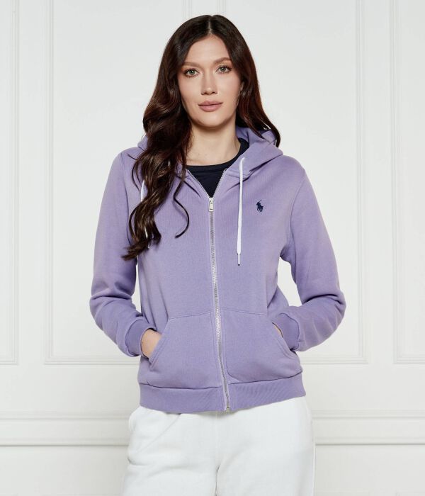 

Толстовка женская Polo Ralph Lauren на молнии с капюшоном, лавандовый