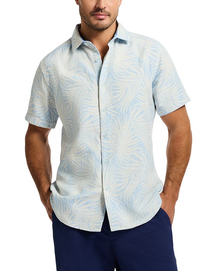 

Рубашка с коротким рукавом и принтом Royal Palms Robert Graham, синий