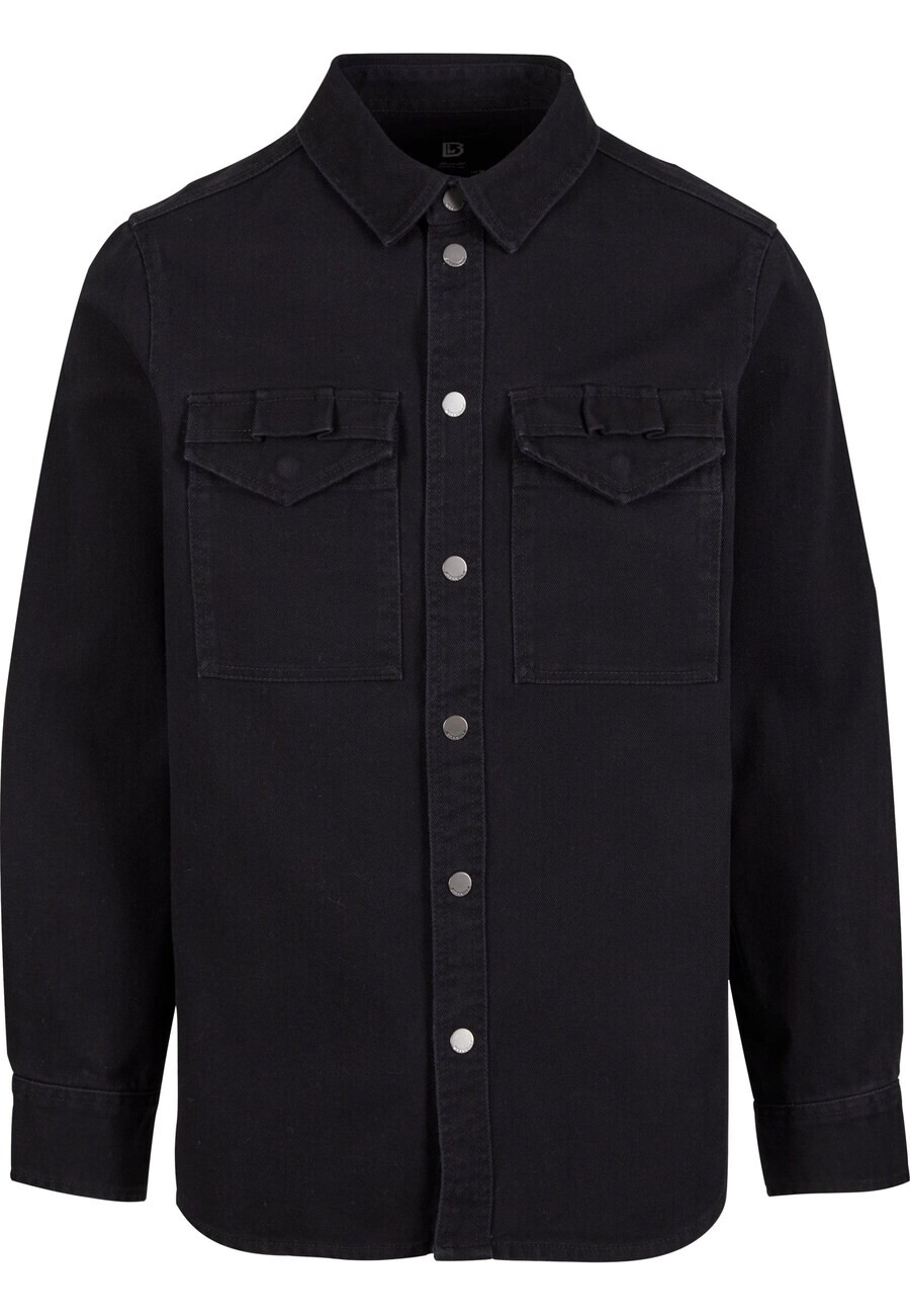 

Повседневная рубашка Brandit Comfort fit Button Up Shirt, черный