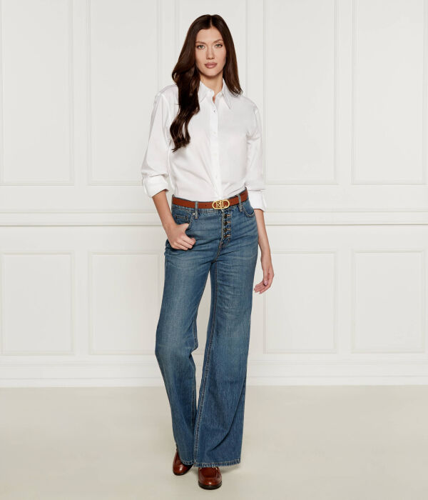 Рубашка женская Calvin Klein Regular Fit, белый — фото 2