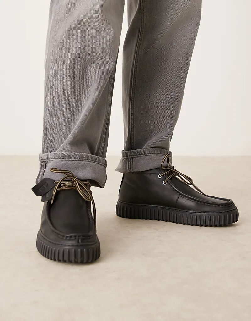 

Кожаные туфли Clarks Torhill черного цвета Clarks Originals