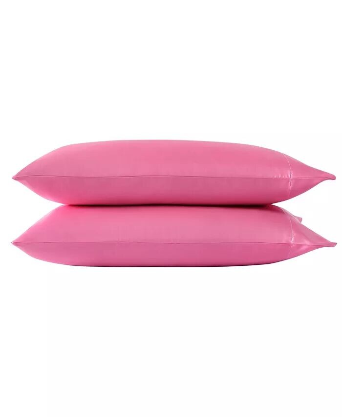 

Пара атласных наволочек, King Betsey Johnson, розовый