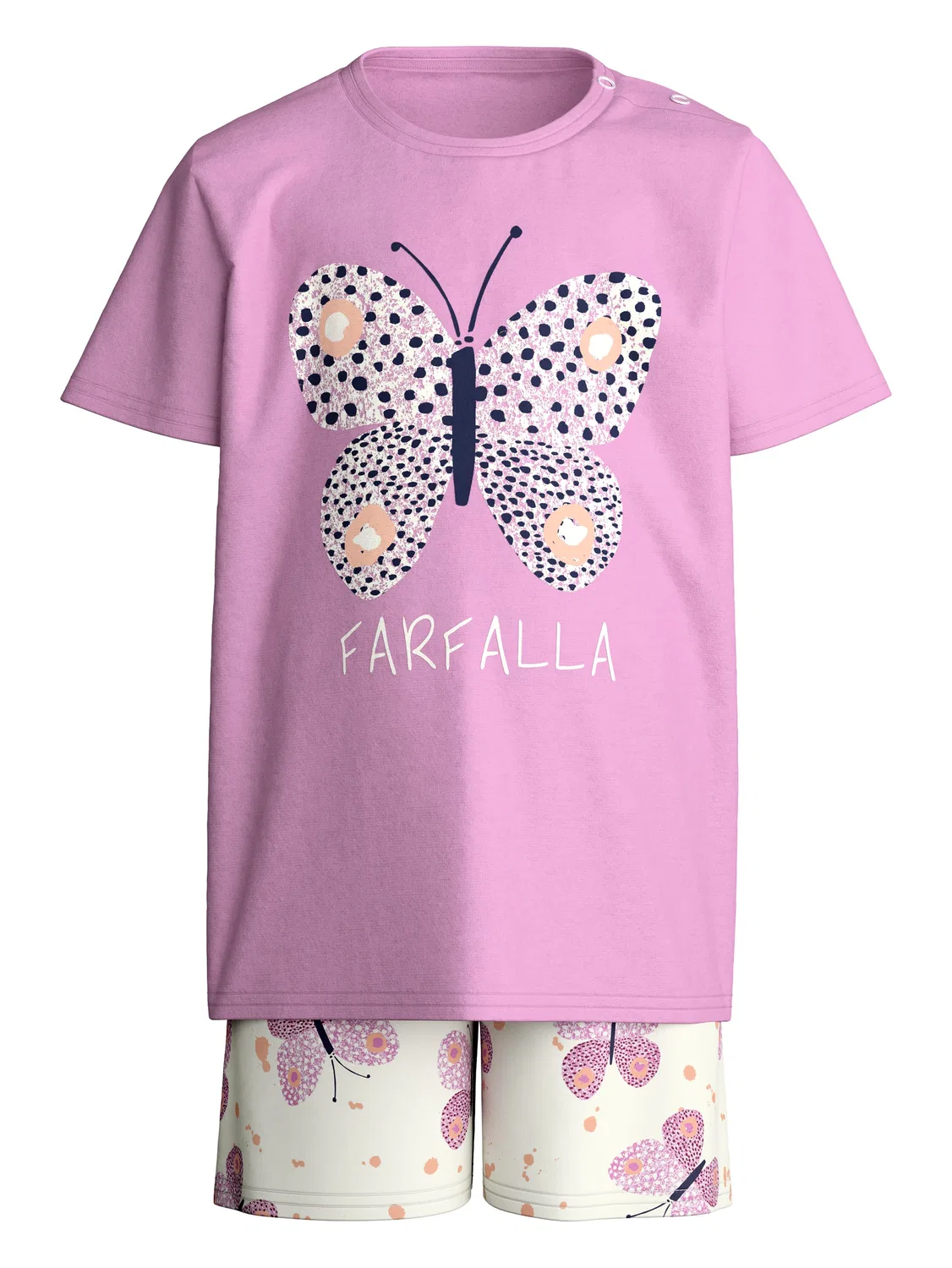 Пижама из органического хлопка Calida, bubble gum pink — фото 3
