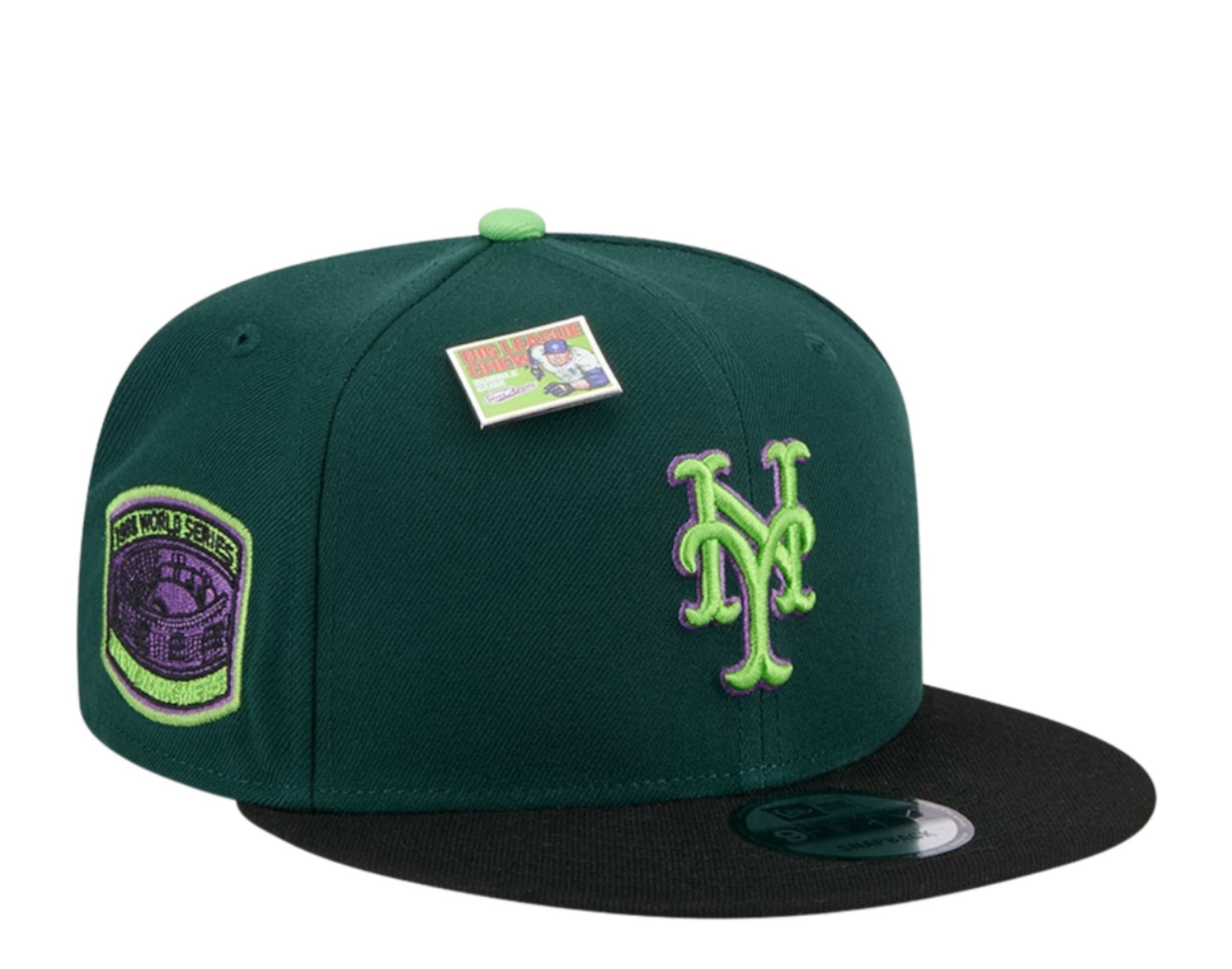 

Кепка New Era x Big League Chew New York Mets 9FIFTY Snapback MLB 60506842, зеленый