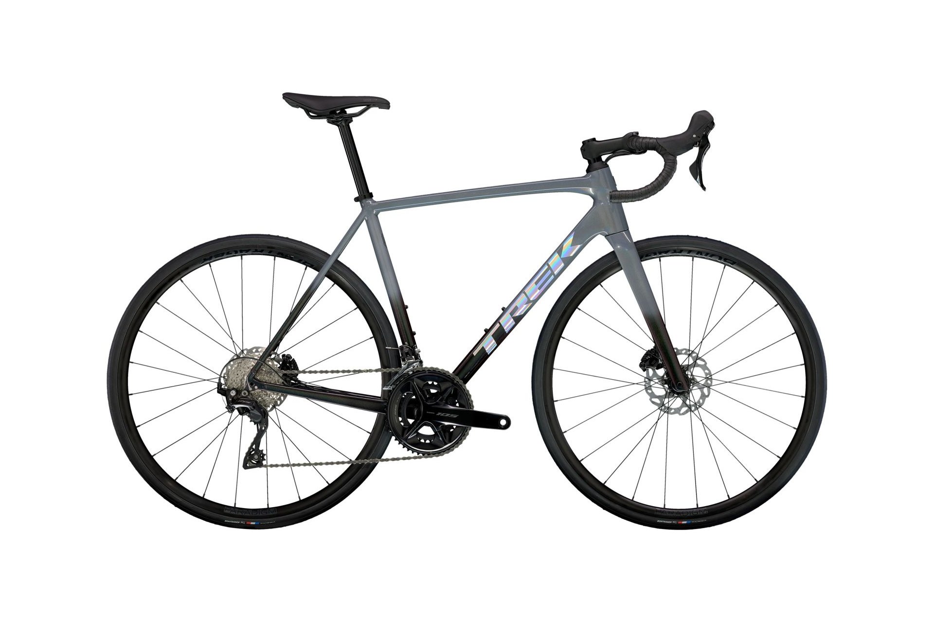 

Шоссейный велосипед Trek Émonda alr 5 - 28 дюймов - diamant - 2026, grau | slate prismatic/black prismatic fade