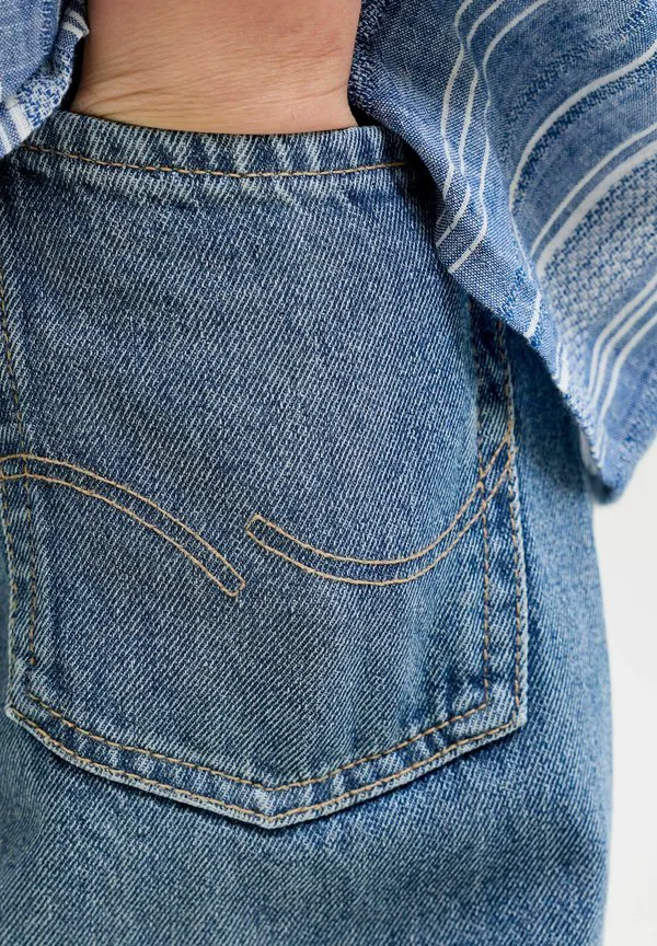 Джинсы jwhalex jjoriginal свободного кроя Jack & Jones Junior, Blue Denim — фото 4