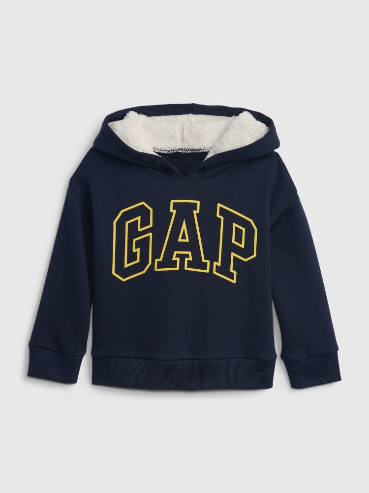 

Утепленная толстовка с капюшоном Gap, синий