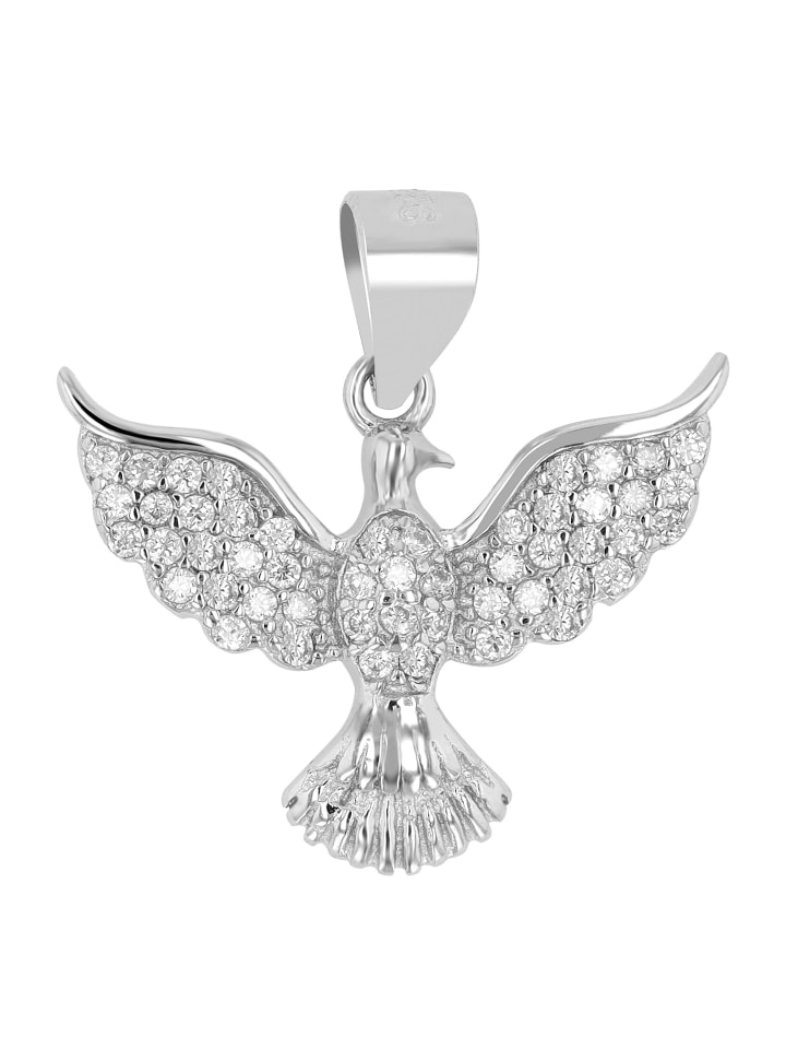 

Adeliás Женский кулон из серебра 925 пробы с кубическим цирконием в серебряной оправе