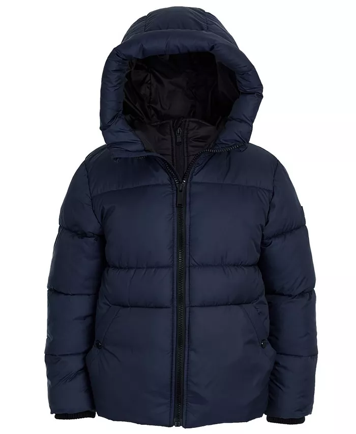 

Плотная стеганая куртка Husk Bib для малышей и мальчиков Michael Kors, синий