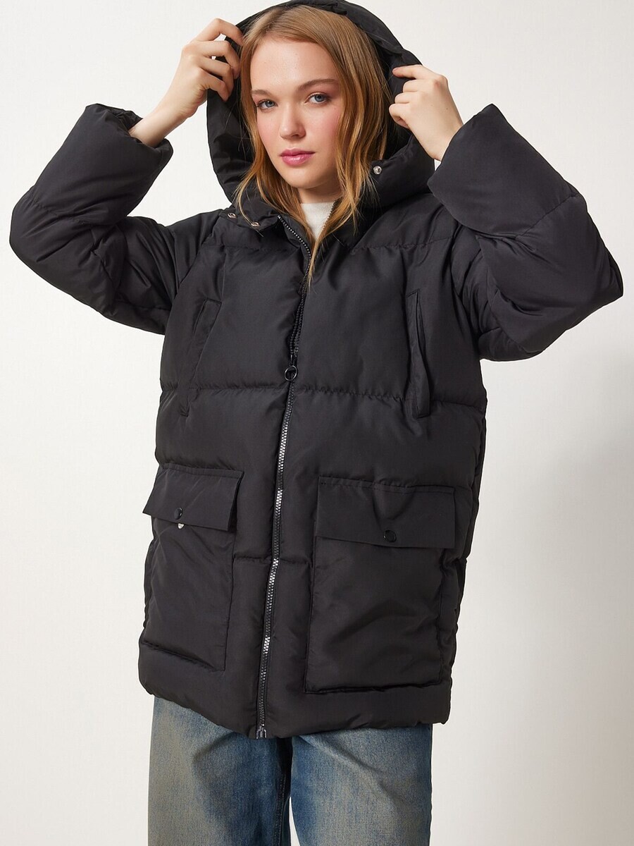 

Зимняя куртка Happiness İstanbul Winter Jacket, черный